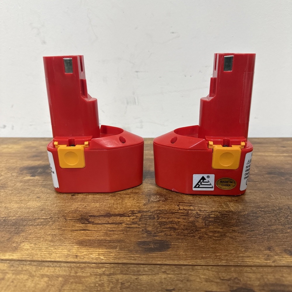 Lot Of 2 12v 2000mAh NiMh Battery fr Milwaukee 48-11-0140 48-11-0141 48-11-0200